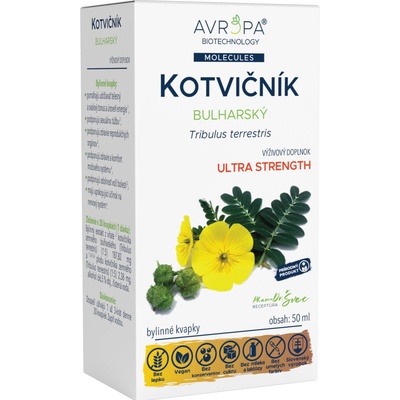 AVROPA Kotvičník Bulharský bylinné kvapky 50 ml