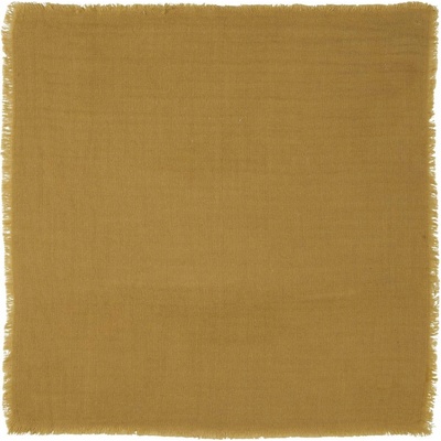 Ib Laursen Bavlněný ubrousek Double Weaving Sahara 40x40cm žlutá barva