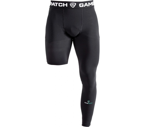 Gamepatch Single-Leg Tights Left čierna