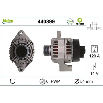 VALEO Alternátor 440899