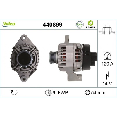 VALEO Alternátor 440899