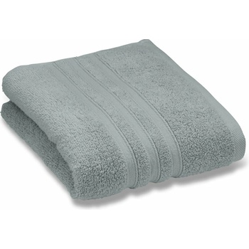 Catherine Lansfield Zero Twist osuška šedá zelená 90 x 140 cm