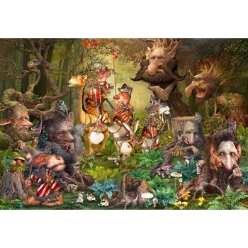 Grafika - Puzzle François Ruyer: Trolls - 1 000 piese