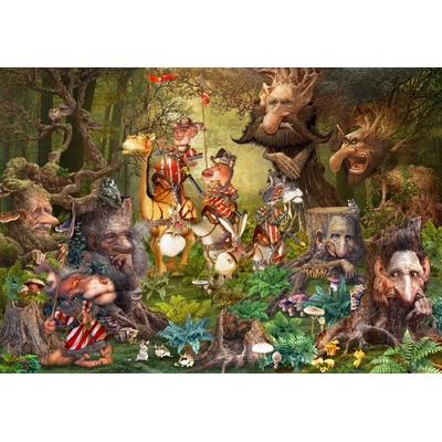 Grafika - Puzzle François Ruyer: Trolls - 1 000 piese