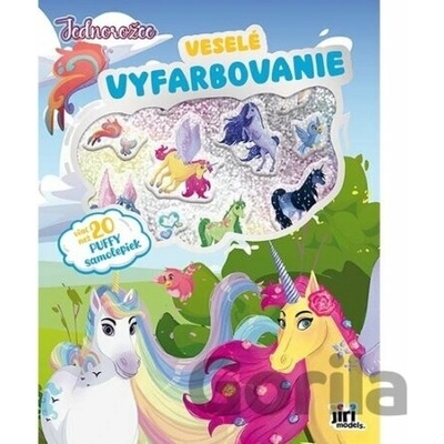 Veselé vyfarbovanie so super samolepkami Jednorožce
