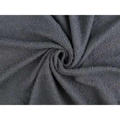 Stoklasa Teddy plyšová látka Balení: 1 m, Varianta: 13 (15) (200 g/m²) šedá tmavá 13 (15) (200 g/m²) šedá tmavá