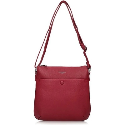 David Jones crossbody 6614-1 Dark red červená
