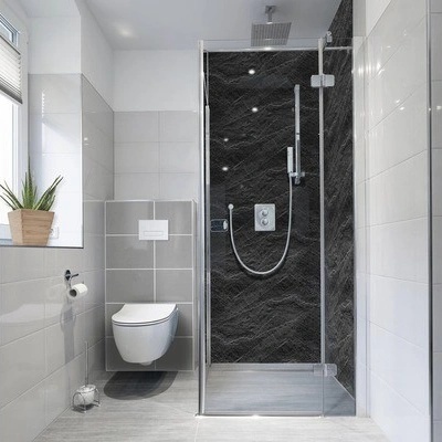 mySPOTTI Samolepiaca PVC tapeta do kúpeľnefresh Slate 100x255 cm