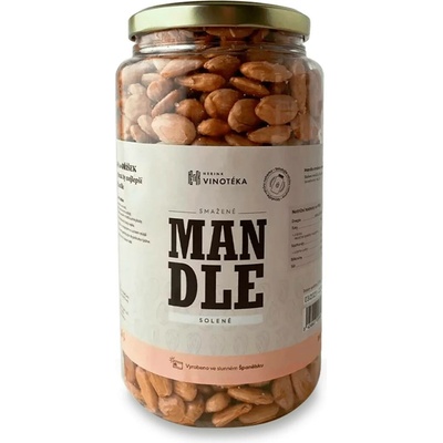 Vinotéka Herink pražené mandle solené 950 g