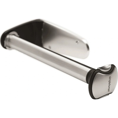 Simplehuman Držák na kuchyňské utěrky na zeď, Simplehuman – pro role 27-28 cm, matná ocel, KT1024 – Zbozi.Blesk.cz