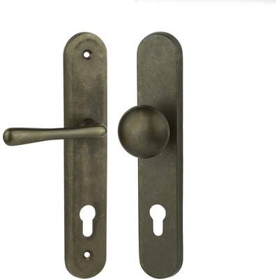 COBRA ELEGANT PZ 92 mm kľučka ľavá/guľa mosadz leštená lesklá