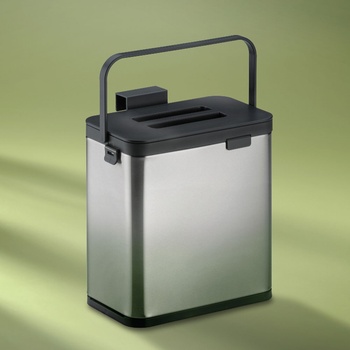 Kela 2, 1 л стоманен кош за органични отпадъци KELA от серия Plata