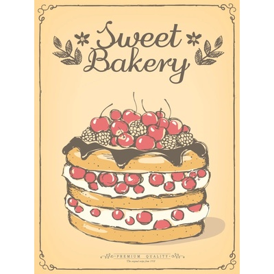 Ceduľa Premium Quality - Sweets Bakery