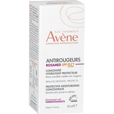 Avène Antirougeurs Rosamed Protective Moisturizing Concentrate koncentrovaná starostlivosť proti začervenaniu pleti SPF 50+ 30 ml