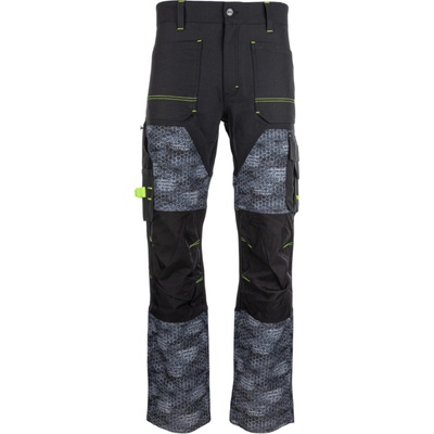 Bennon Predator Trousers black grey pracovné nohavice čierna sivá