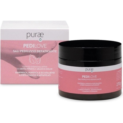 Purae Pedilove Osvěžující a regenerační koupelová sůl na nohy 270 g