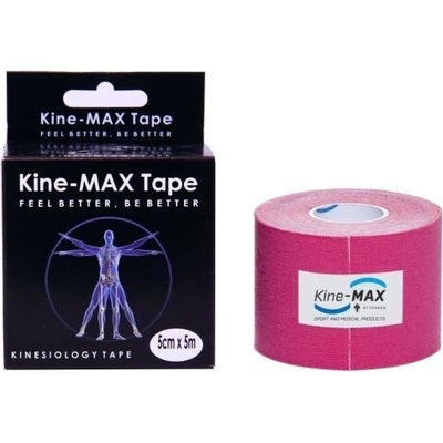 KINE-MAX Classic kinesiology tape ružová 5 cm x 5 m