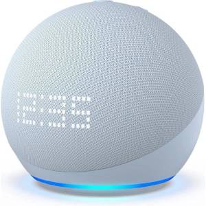 Amazon Echo Dot 5 с часовник (B09B8RVKGW) Будилник