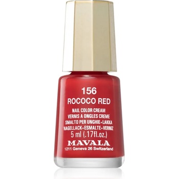 MAVALA Mini Color лак за нокти цвят 156 Rococo Red 5ml