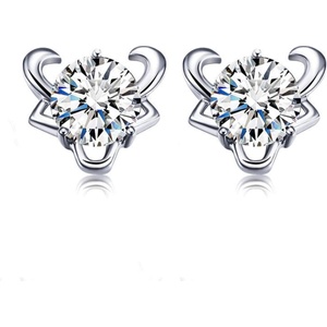Silenti Jewelry Сребърни обеци "Телец