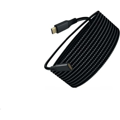 WG 12340 USB-C (M)/USB-C (F), predlžovací, 2m, černý