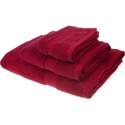 Червена хавлия различни размери