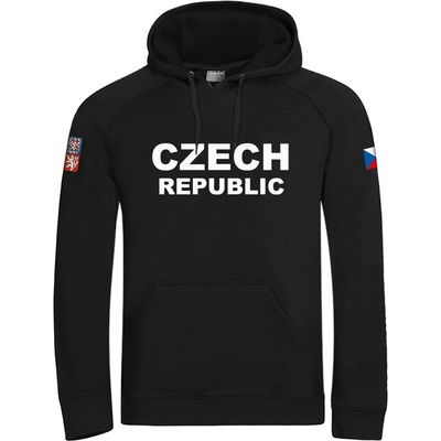 Progress CZ HOODY MAN Černá,Bílá,Mix