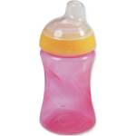 Baby-Nova Тренировъчна чашка със стоп клапа Baby Nova - 300 ml, розова (34121)
