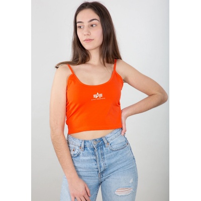 Alpha Industries CROP Wmn atomic red oranžová