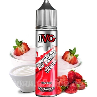 IVG Shake & Vape Strawberry Jam Yoghurt 18ml