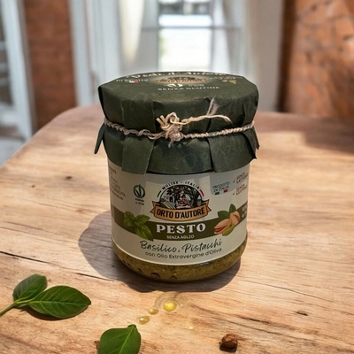 Orto d'Autore Bazalkové pesto s pistáciami 180g