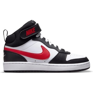 Nike Court Borough Mid 2 Big Kids Shoe - Wht/Blk/Red - sportihobi - 189,70 лв