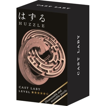 Hanayama Метален логически пъзел Hanayama - Mini Huzzle Cast Laby, copper (515183)