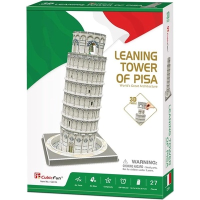 CubicFun 3D puzzle Šikmá věž v Pise 27 ks