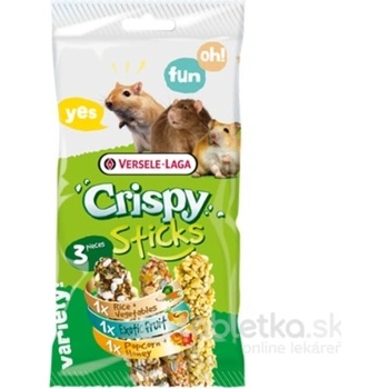 Versele-Laga Sticks Omnivores Triple Variety Pack 3 ks,165 g