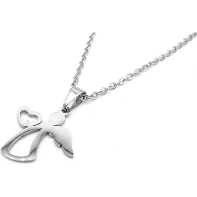Steel Jewelry Náhrdelník anděl chirurgická ocel NH231209