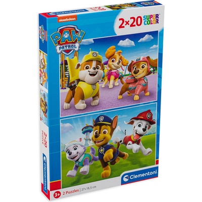 Clementoni Пъзел Clementoni от 2 x 20 части - Пес Патрул (24800)