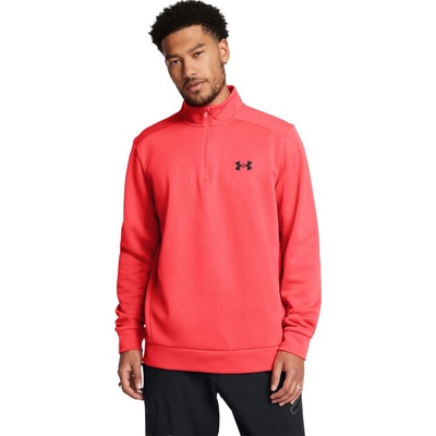 UNDER ARMOUR-UA Armour fleece 1/4 Zip-red červená