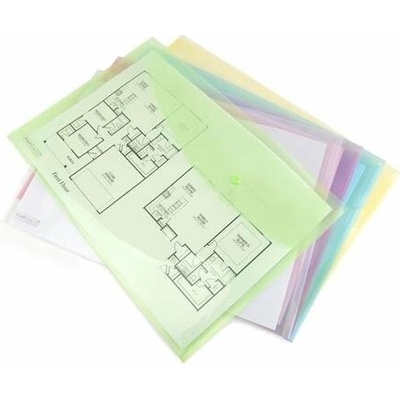 Obal na patent, A3, PP, RAPESCO, mix farieb