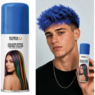 Guirca barevný sprej na vlasy modrá 125 ml