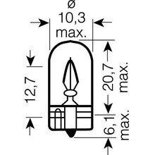 Osram Standard P21W BA15s 24V 21W 10 ks OS7511