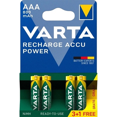 VARTA Готова за употреба батерия Varta AAA (LR03) 800mAh NiMH 4бр (R2U) 56703101494 (Varta 56703101494)