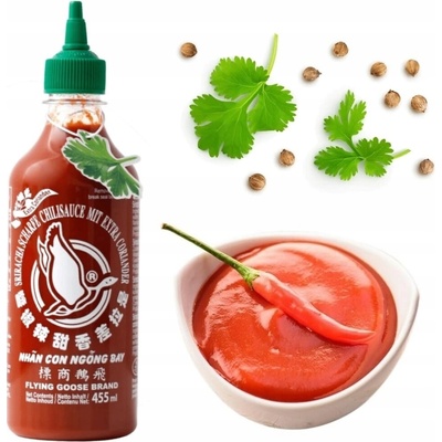 Flying Goose Chilli omáčka Sriracha hot s koriandrom 455 ml