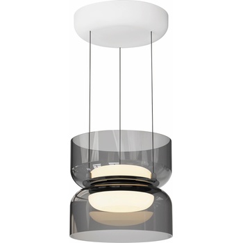 Image 1 of POLARIS Висящ LED пендел Pluto Up&Down | Опушено стъкло | 12W | 3000K | Цена 139, 20€ (272, 25 лв) (5071P)