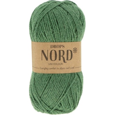 Drops Nord 19 Uni Colour tmavá zelená