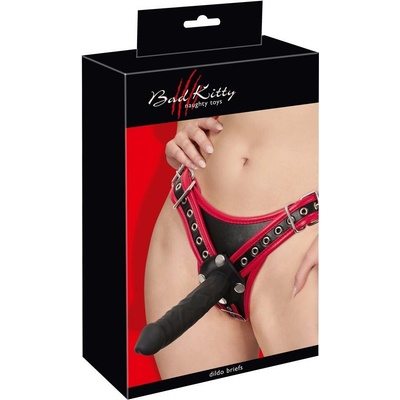 Bad Kitty Strap-On Harness 2493187 Black-Red L/XL