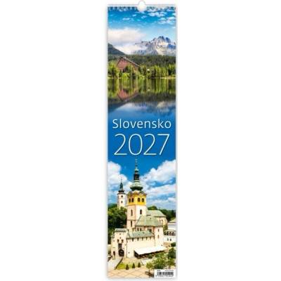 Nástenný Slovensko viazanka 12 x 48 cm 2027