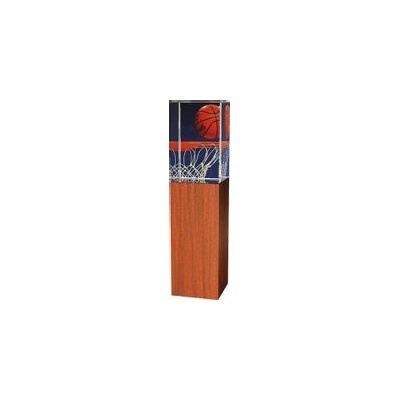 Poháry Bauer Skleněná trofej - kombinace skla a dřeva CR4021M11 Basketball
