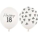 Party Deco Балони 18 - Пастелно Бяло (1 Пакет / 2 Бр. ) (sb14p-418-008z)