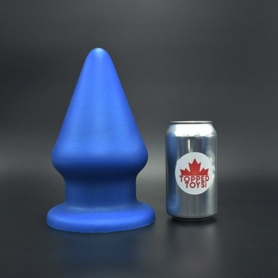 Topped Toys The Grip 170 Blue Steel, prémiový silikonový anální kolík 22 x 13,7 cm